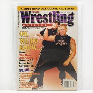 Wrestling Analyst Magazine New Age Outlaws Halloween Havoc Mar 1999 Unread Stock